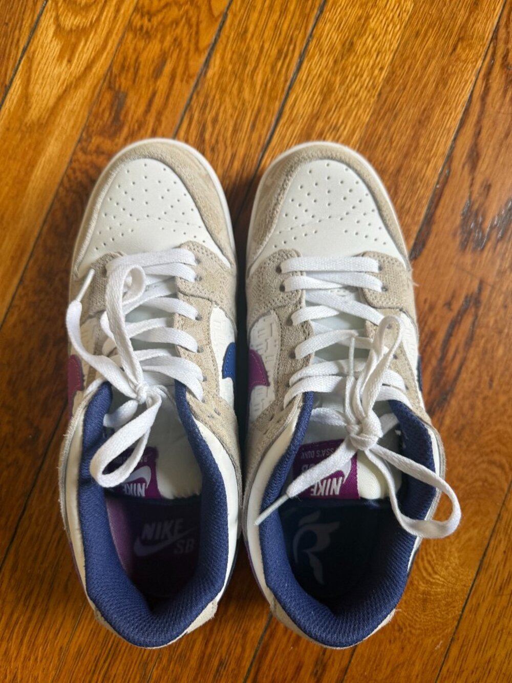 DH Gate Blue and Pink Dunk Pro Low Sneakers Men 7